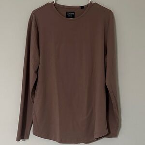 Cuts Clothing Men's Cocoa Long Sleeve Shirt